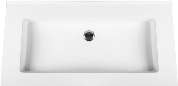 Creavit lavabo SOLID SURFACE WASTAFEL ZONDER KRAANGAT 100CM  Normmal stock 1 week